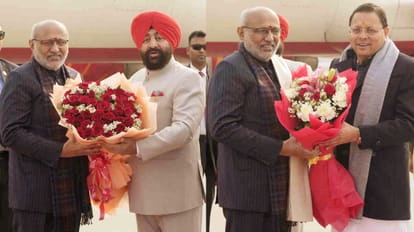 देहरादून पहुंचे उपराष्ट्रपति, राज्यपाल और सीएम धामी ने किया स्वागत